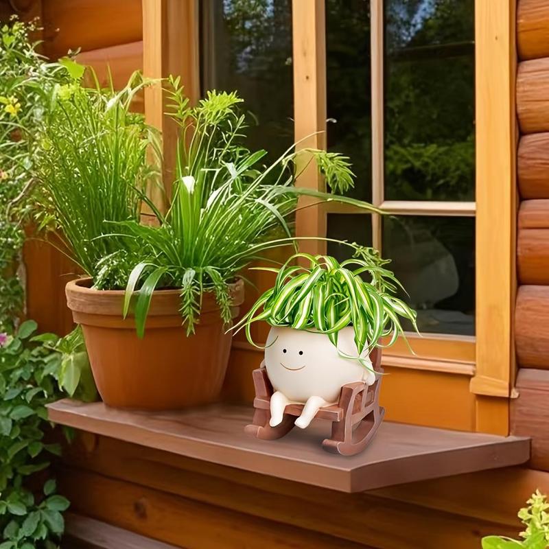 Last Day 49% OFF🔥Smily Face Garden Planter Pot
