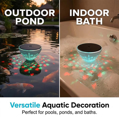 🐟50% OFF Now✨Solar Floating Pool Light with Magical Fish Projection 🌊💡
