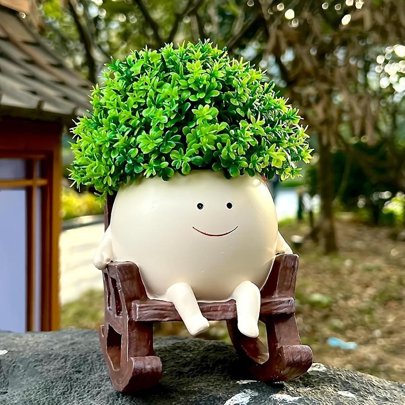 Last Day 49% OFF🔥Smily Face Garden Planter Pot