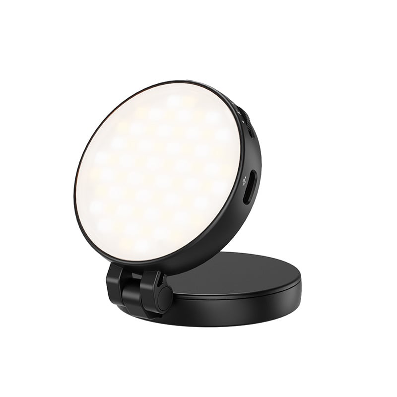 Magnetic Selfie Light for Phone with 5 CCT Settings and Mirror
