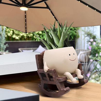 Last Day 49% OFF🔥Smily Face Garden Planter Pot