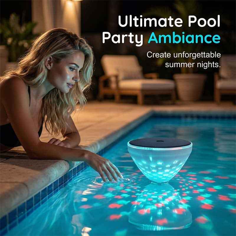 🐟50% OFF Now✨Solar Floating Pool Light with Magical Fish Projection 🌊💡