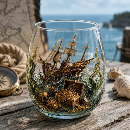 🔥Release The Sea Monster Pirate Glass Collection🏴‍☠️ — Legendary Ocean Treasure Set