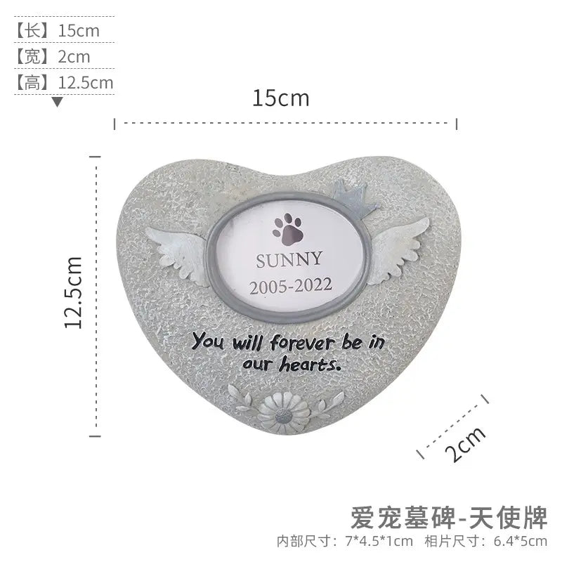 Pet Memorial Stone for Dogs and Cats – A Beautiful Tribute to Keep Their Memory Close Forever