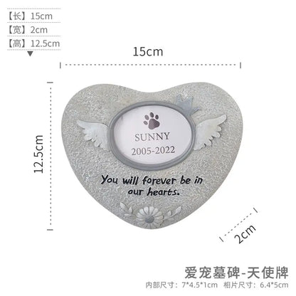 Pet Memorial Stone for Dogs and Cats – A Beautiful Tribute to Keep Their Memory Close Forever