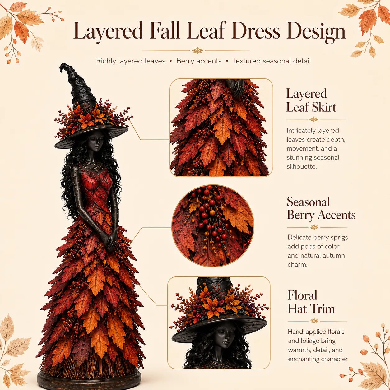 🧙‍♀️Enchanted Autumn Witch Figurine (📦Buy 2 Free Shipping)