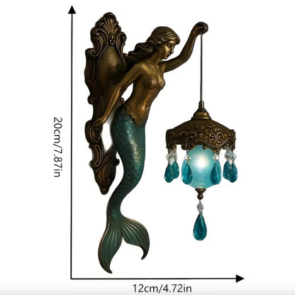 AureliaTM - Vintage Mermaid Glow Wall Lamp