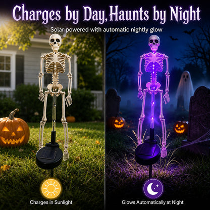 💀 Early Halloween Sale — Solar Skeleton Yard Stake