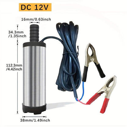 🔥Father's Day Sale 49% OFF🚜 DC 12V/24V Portable Submersible Fuel Transfer Pump