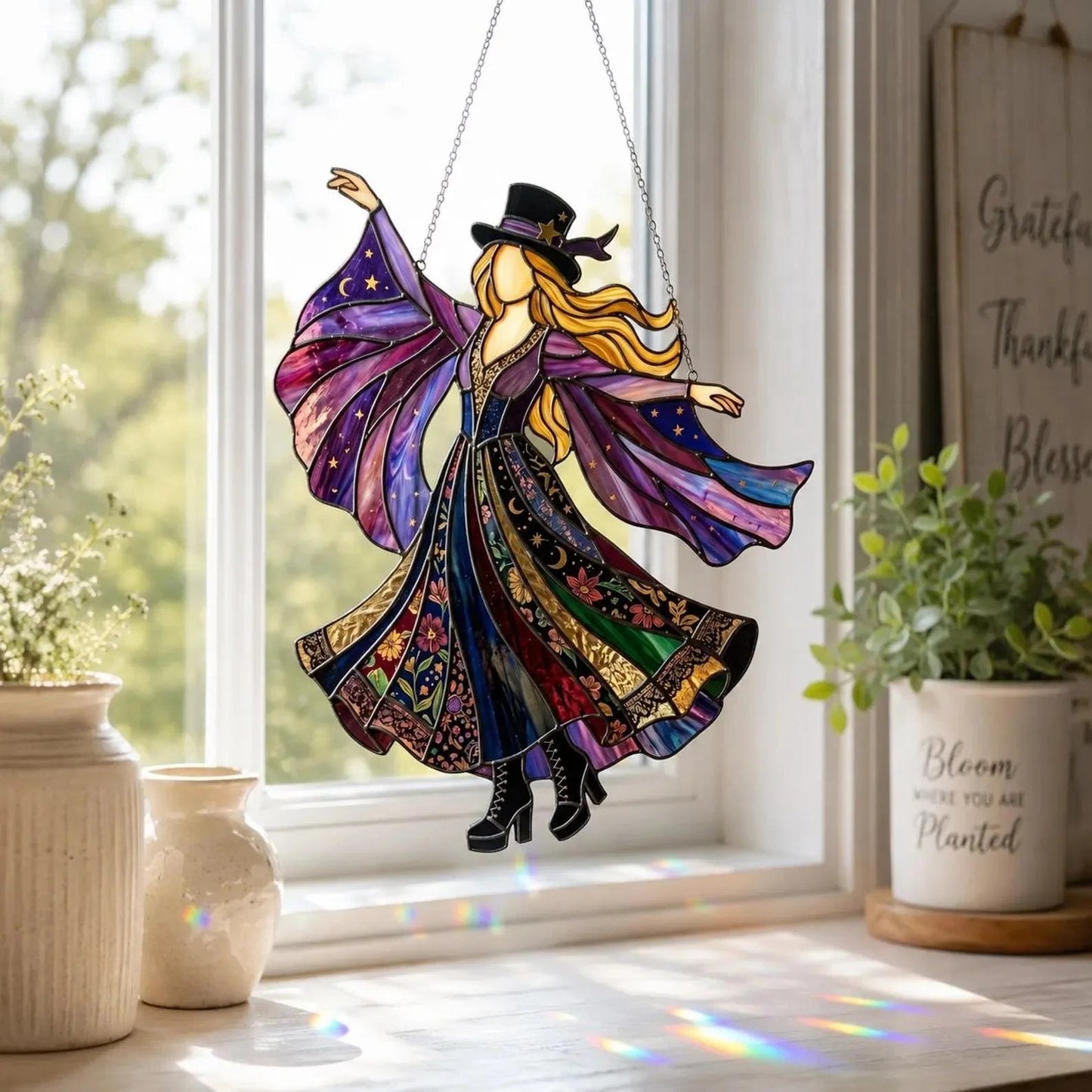 💥LAST DAY 57% OFF - 💃Stevie Nicks🤘Handmade Spinner