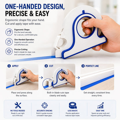 ⏱️High-efficiency Painter Masking Tape Applicator 🎨