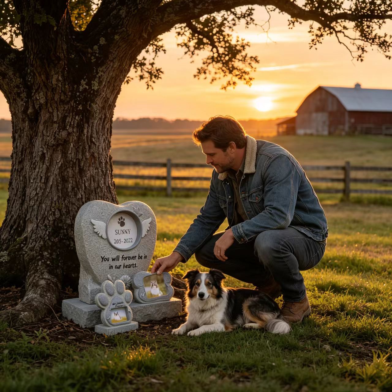 Pet Memorial Stone for Dogs and Cats – A Beautiful Tribute to Keep Their Memory Close Forever