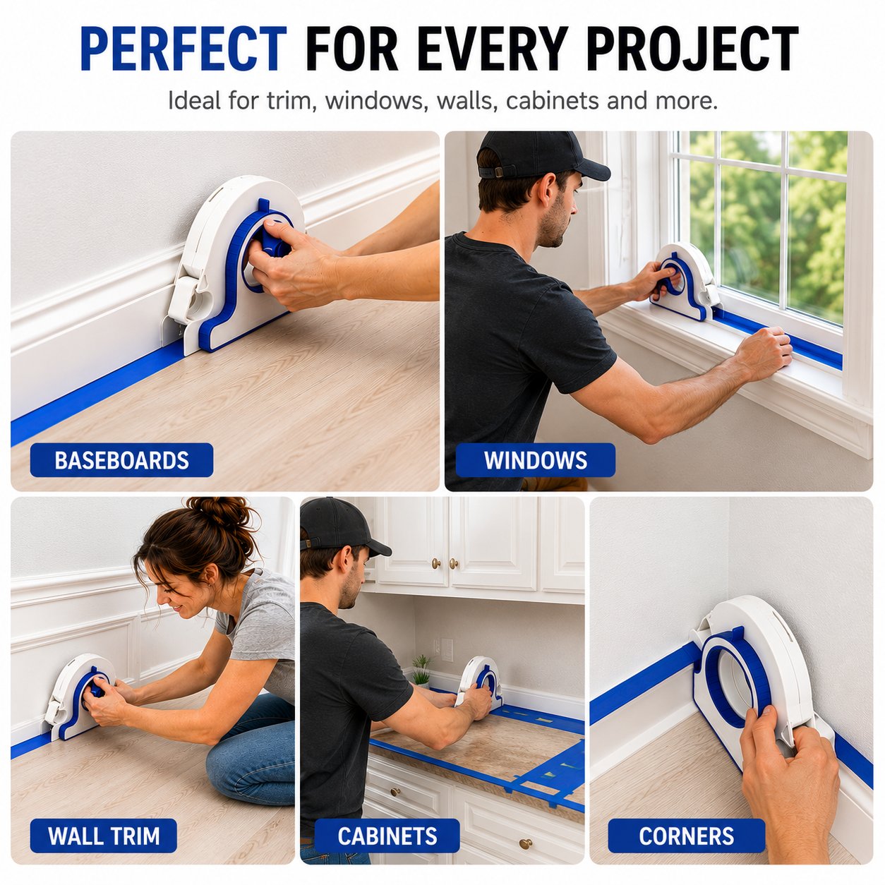 ⏱️High-efficiency Painter Masking Tape Applicator 🎨
