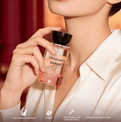 ⏰LAST DAY 50% OFF - Voyage Nova | Rosey Fruity Floral | Extrait De Parfum 50ml/100ml | Long Lasting Luxury Fragrance | Daily women's perfume rose vibrant for women