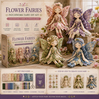✨ 40% OFF TODAY – Fairy Patchwork DIY Collection