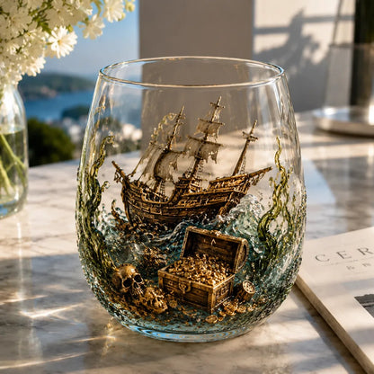 🔥Release The Sea Monster Pirate Glass Collection🏴‍☠️ — Legendary Ocean Treasure Set