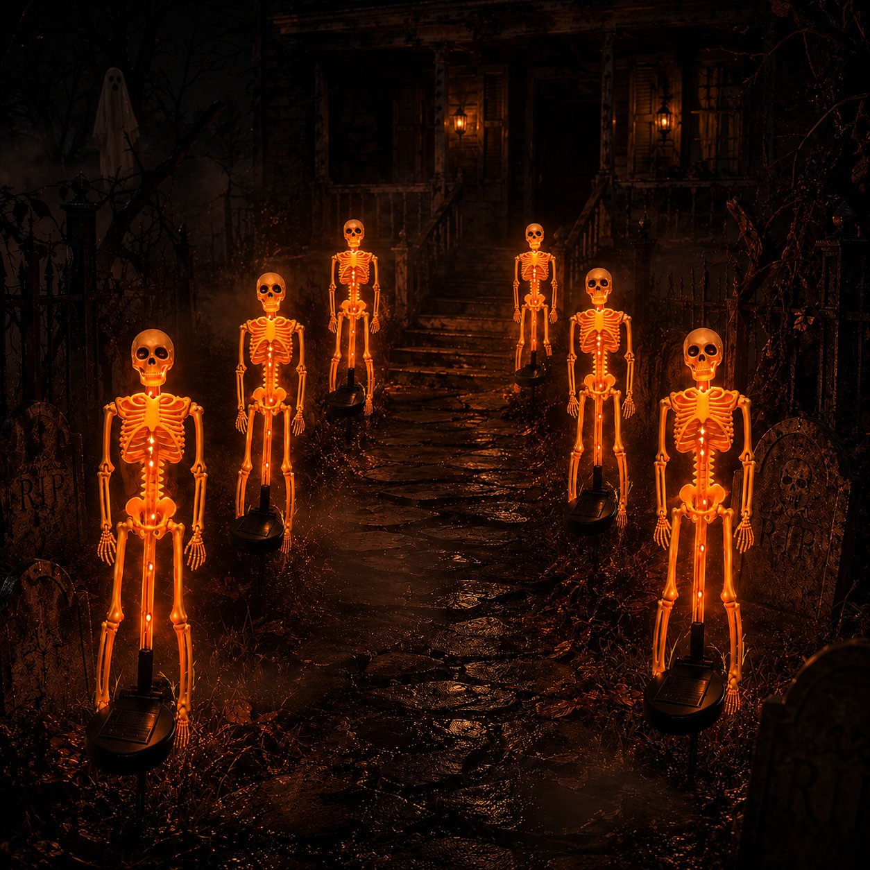 💀 Early Halloween Sale — Solar Skeleton Yard Stake