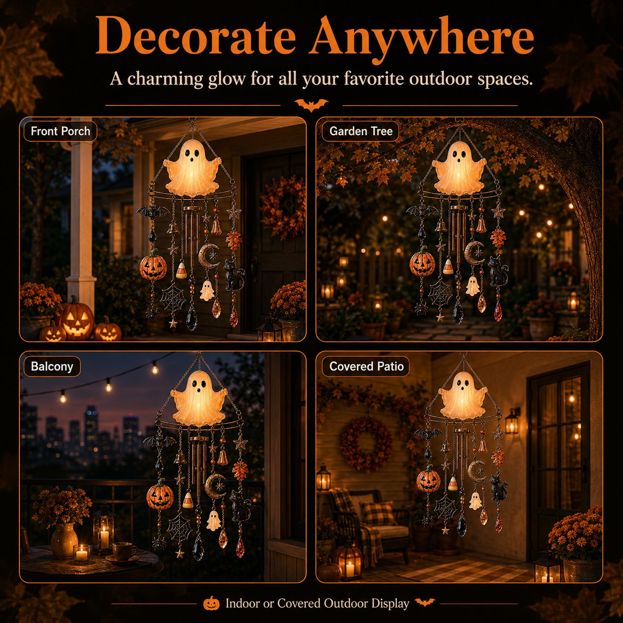 🔥 New Arrival Launch Sale - 49% OFF —👻 Haunted Glow Ghost Wind Chime
