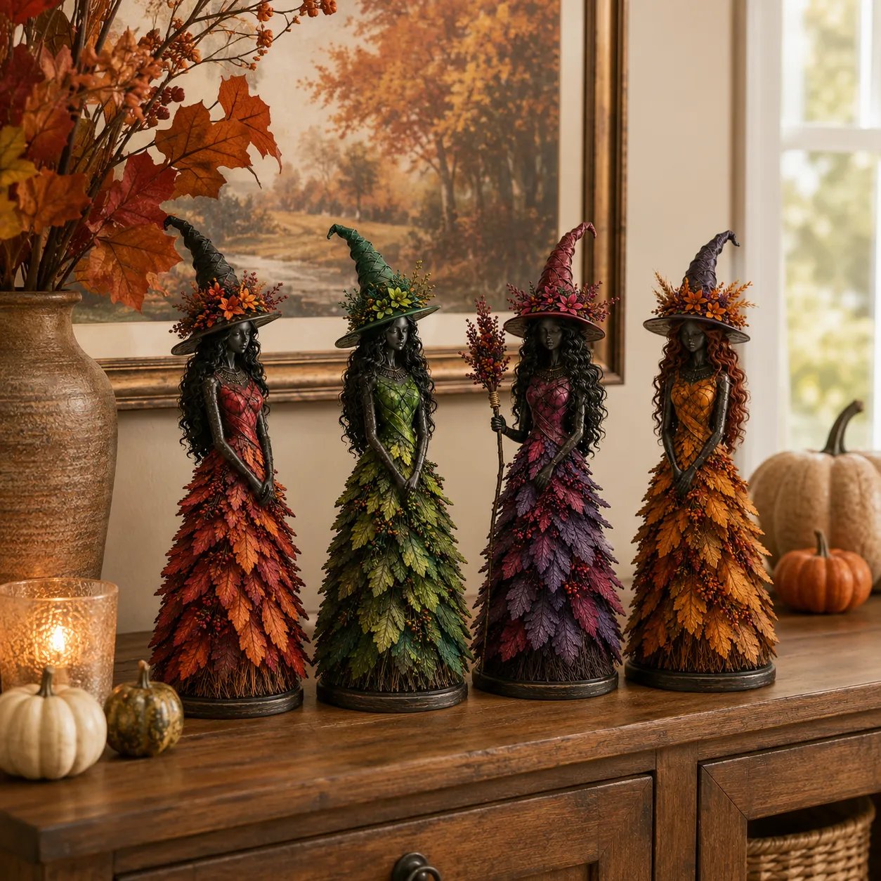 🧙‍♀️Enchanted Autumn Witch Figurine (📦Buy 2 Free Shipping)