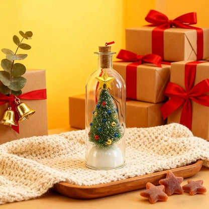 🔥Limited Time 49% Off🎄 8" Recordable Christmas Tree Message In A Bottle