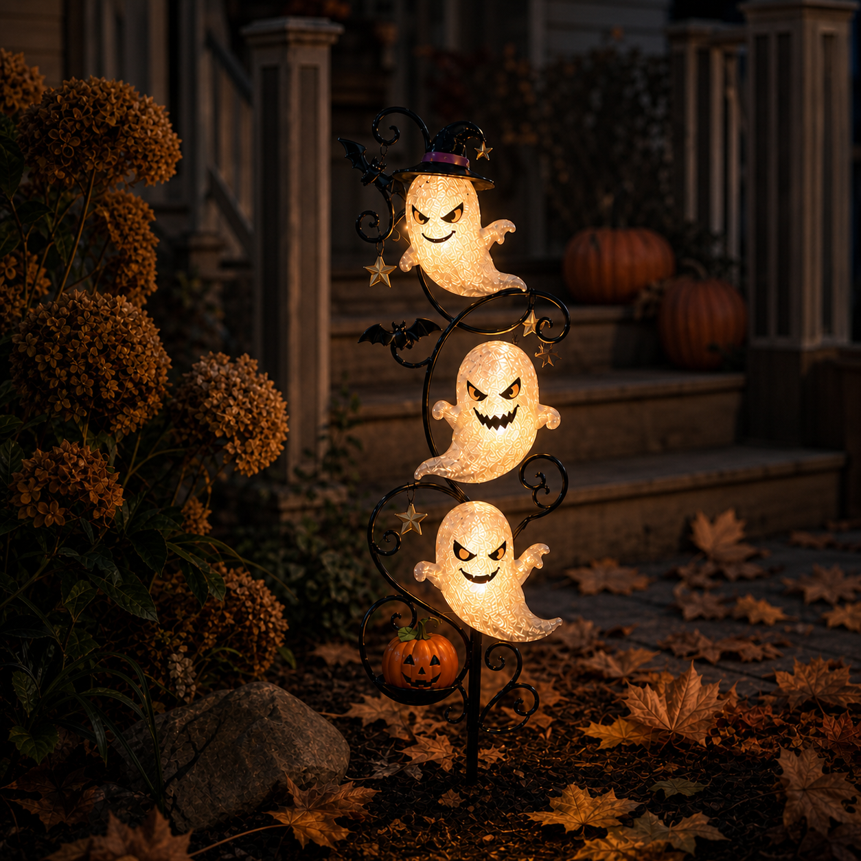 👻Halloween Little Ghost Garden Stake Light
