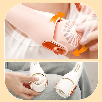 ❄️ Beat the Heat Hands-Free – 360° Neck Fan