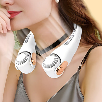 ❄️ Beat the Heat Hands-Free – 360° Neck Fan