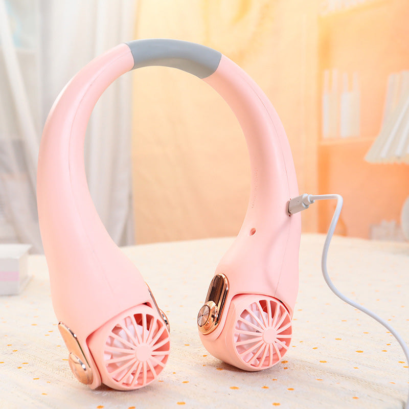 ❄️ Beat the Heat Hands-Free – 360° Neck Fan