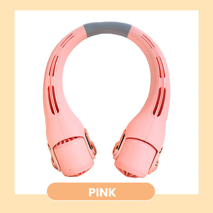 ❄️ Beat the Heat Hands-Free – 360° Neck Fan