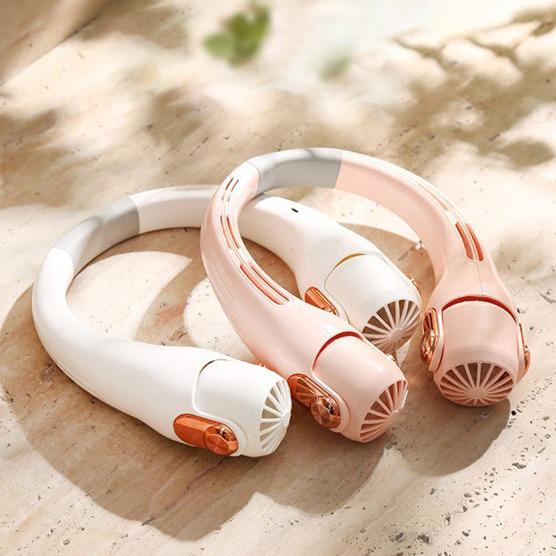 ❄️ Beat the Heat Hands-Free – 360° Neck Fan
