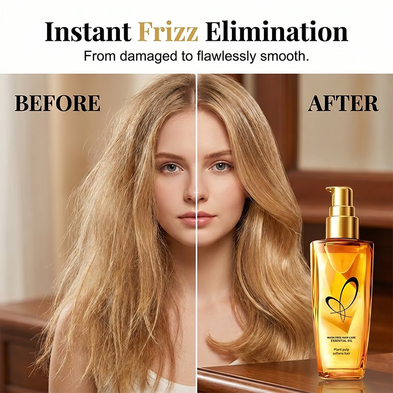 🚿 Skip the Shower, Not the Shine! Instantly De-Frizz & Refresh Dry Hair Anytime. ✨